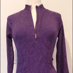 Lululemon Restless 1/2 zip Dark Court Purple